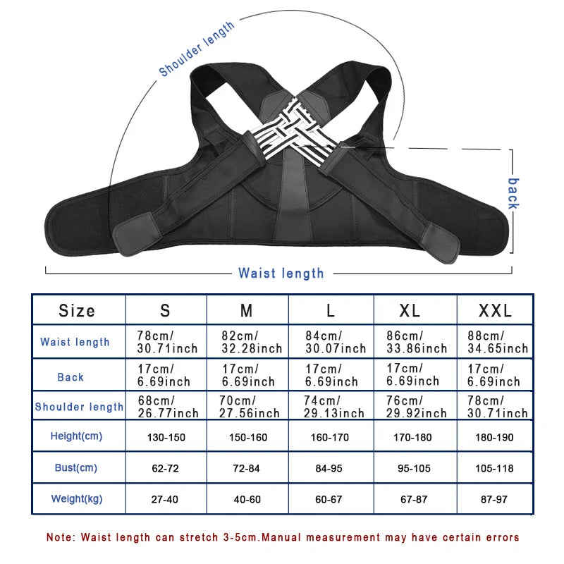 NexarioX - Back Brace Posture Corrector for Women and Men